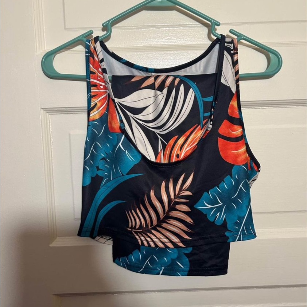 Hawaiian skirt and half shirt